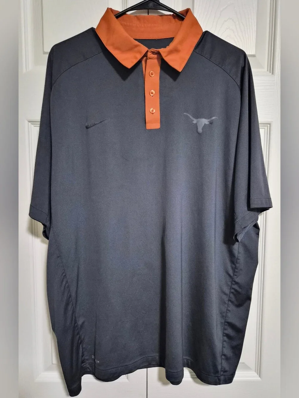 Men's Nike Dri-fit Texas Longhorn Polo Sz. XL